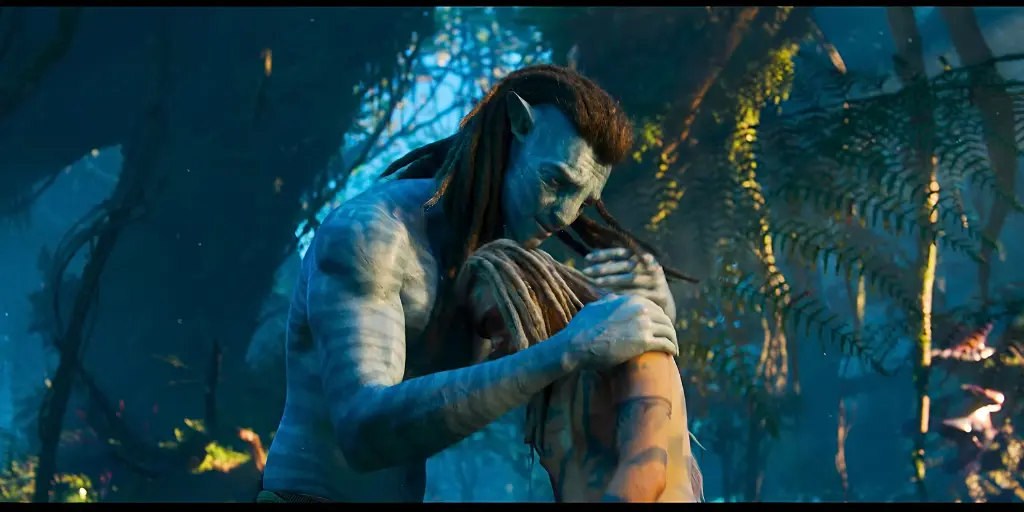 jake hugging spider scene