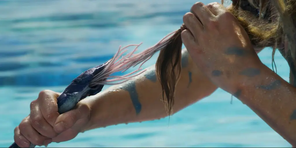 spider bonding with creature scene