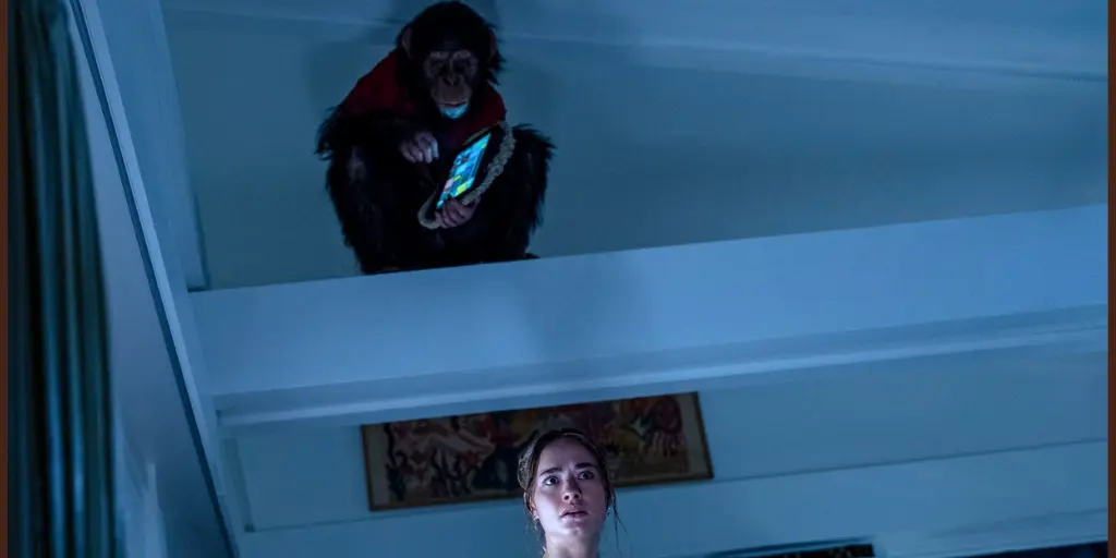 ben hiding in ceiling 